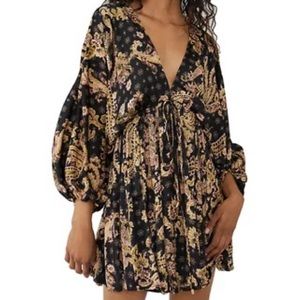 Free People Printed Arzel Mini Dress